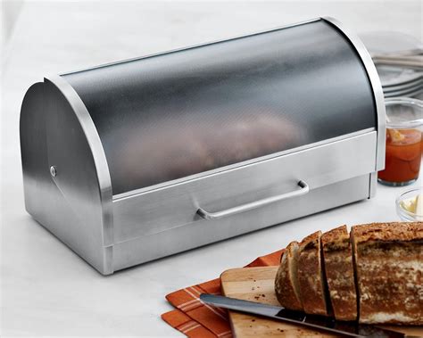 owder coated stainless steel bread box|10 Best Breadbox Reviews: Keep Baked Goods Fresh and Delicious.